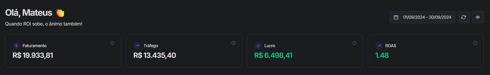 Resultado antes — cliente Paiva